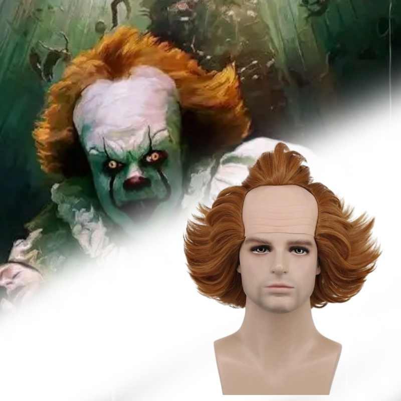 It Pennywise Cosplay Wig With Hightemperature Silk For Halloween Costume And Themed Parties