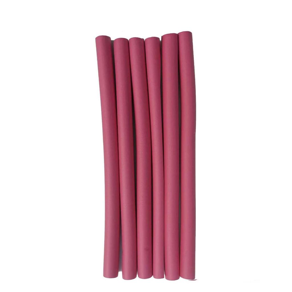 6 шт./лот, щипцы для завивки волос без нагрева, мягкие губчатые бигуди, роликовые пенопластовые гибкие кудри, инструмент для самостоятельной укладки волос, парикмахерские инструменты без нагрева, гибкие стержни