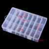 24 Compartment Fishing Tackle Box Fishing Bait Lure Hooks Box Bait Storage Case Organizer Sorting Box Fishing Accessories