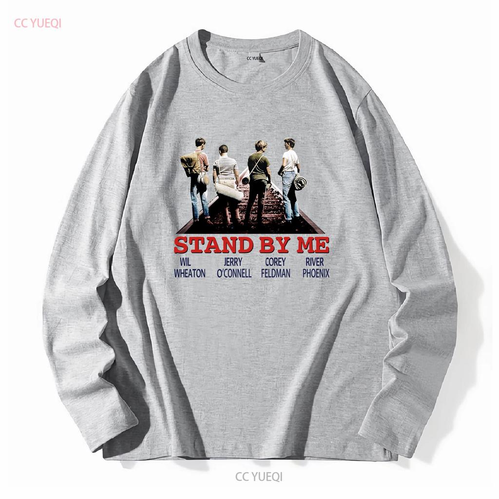 Stand By Me T Shirt B87 Classic Comedy Movie Poster Retro Cool Top Vintage Washed Fashion Designer Clothes Stylish Breathable