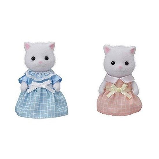Sylvanian Families Doll Persian Cat Mother N-104 Girl (White) N-105 Set Purchase