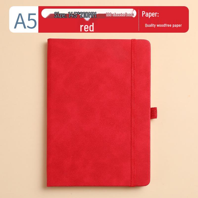 Блокнот формата А5 на резинке - Настраиваемый журнал цвета макарон с печатью логотипа