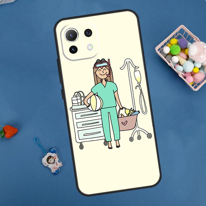 Чехол для медсестры, врача, стоматолога для Xiaomi 13 14 15 Ultra 11T 12T 13T 14T Pro POCO X7 Pro X3 X5 X6 M6 F5 F6 Pro