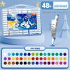 Safe Washable True Color Acrylic Markers for Kids, Large Capacity Art Painting Set