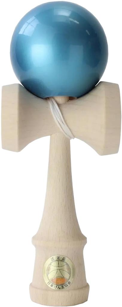 Конкурс Ямагата Кобо Кендама от Japan Kendama Premium Metallic Бирюзовый Синий ``Ozora'' (сертифицированная ассоциация)