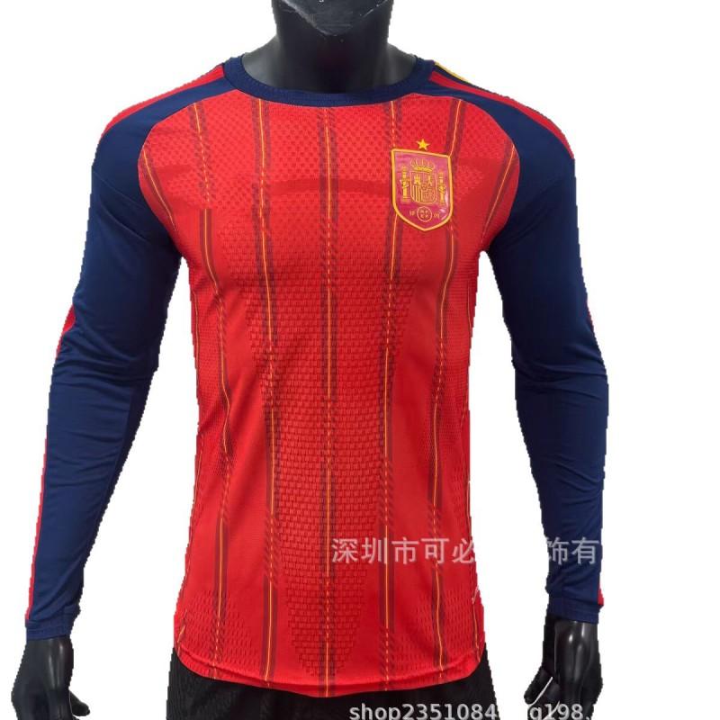 Long Sleeve Football Jerseys Men Women Sports Training Breathable Athletic Tops