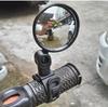 2 шт. Круглое овальное зеркало заднего вида для велосипеда мотоцикла, крепление на руль, вращение на 360°, регулируемое зеркало для езды на велосипеде и мотоцикле