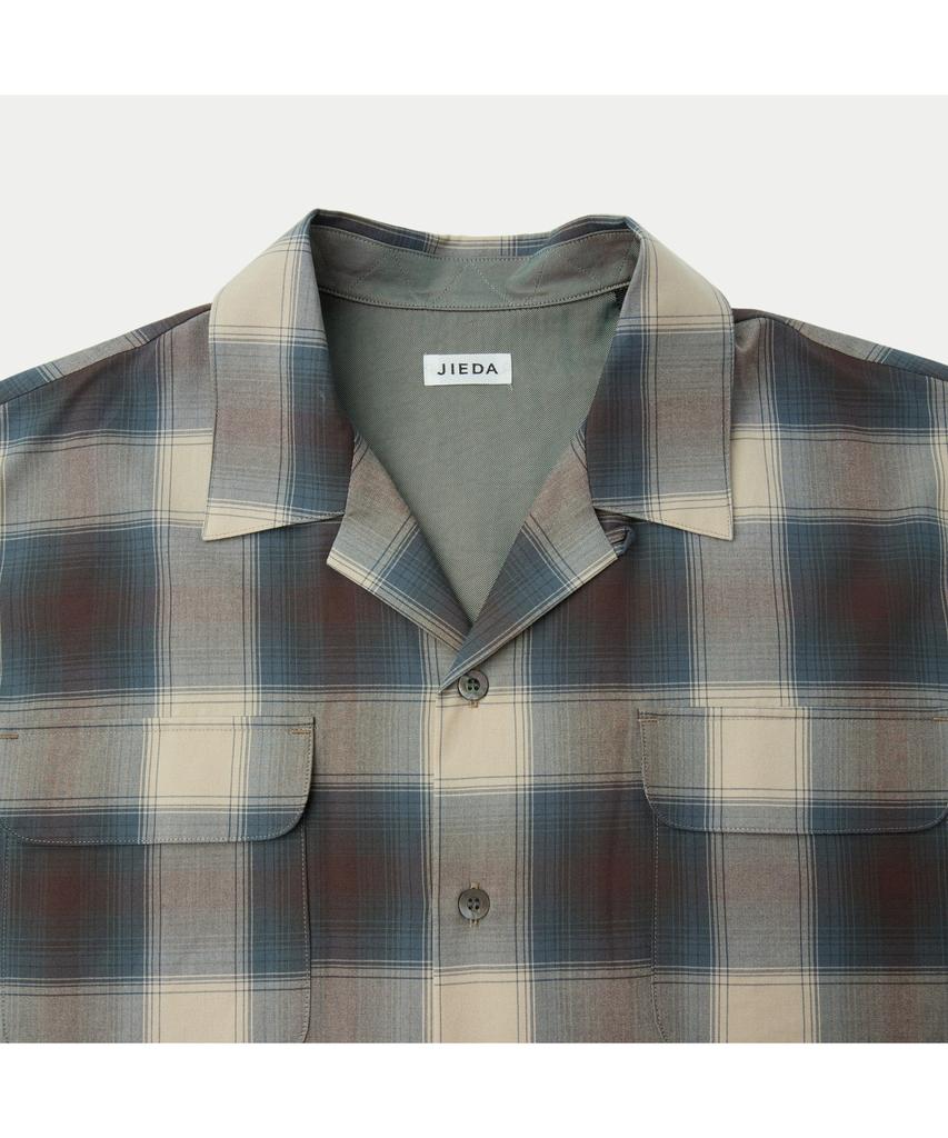 Silijeu Jieda Check Open Collar Shirt Svsfm26301Brx