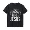Смешная футболка Reps 4 Jesus для спортзала, бодибилдинга, комиксы, для мужчин, хлопковые футболки, на заказ, классическая