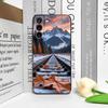 Винтажный чехол для телефона с лесным пейзажем и горным пейзажем со снегом для Samsung Galaxy S25 S24+ S23 Ultra S22Plus S20 S21 FE M53 M34