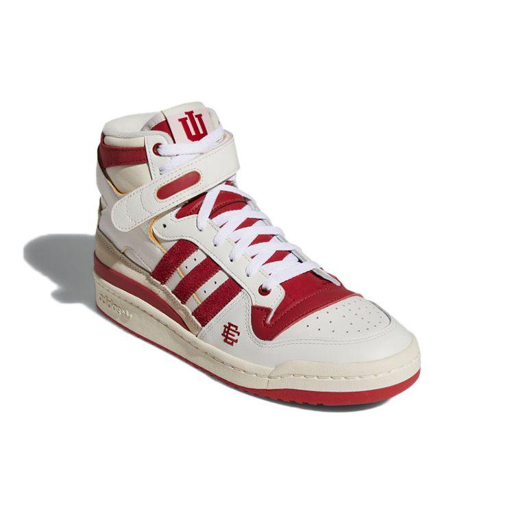 Eric Emanuel X Midnight Madness X Adidas Forum 84 High Indiana Men Sneakers White Cloud-White Team-Victory-Red GW7791