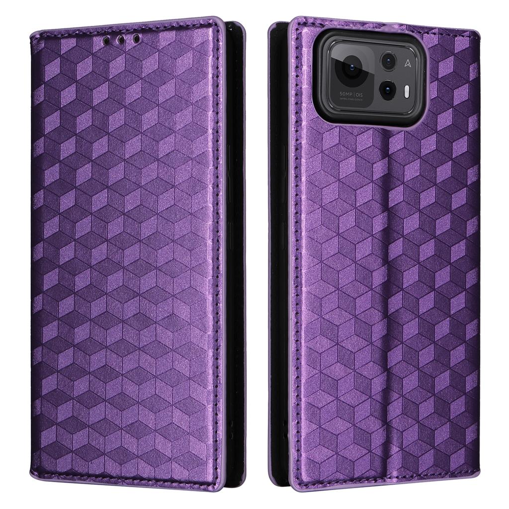 Для Asus Zenfone 12 Ultra 5G Чехол-кошелек Кожаный чехол для телефона с ромбовидным тиснением