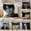 Чехол для подушки JJi CChang Wook, шелковистый, короткий плюш, двусторонний, с принтом, для дивана, все сезоны, декор для дома, подарок