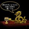 Gold Dragon for Good Five Dragon and Water Cup Dragon and Water Cup Enhance the Water Feng Shui Good Rising Feng Shui Zodiac Lucky Ward Off Auspicious