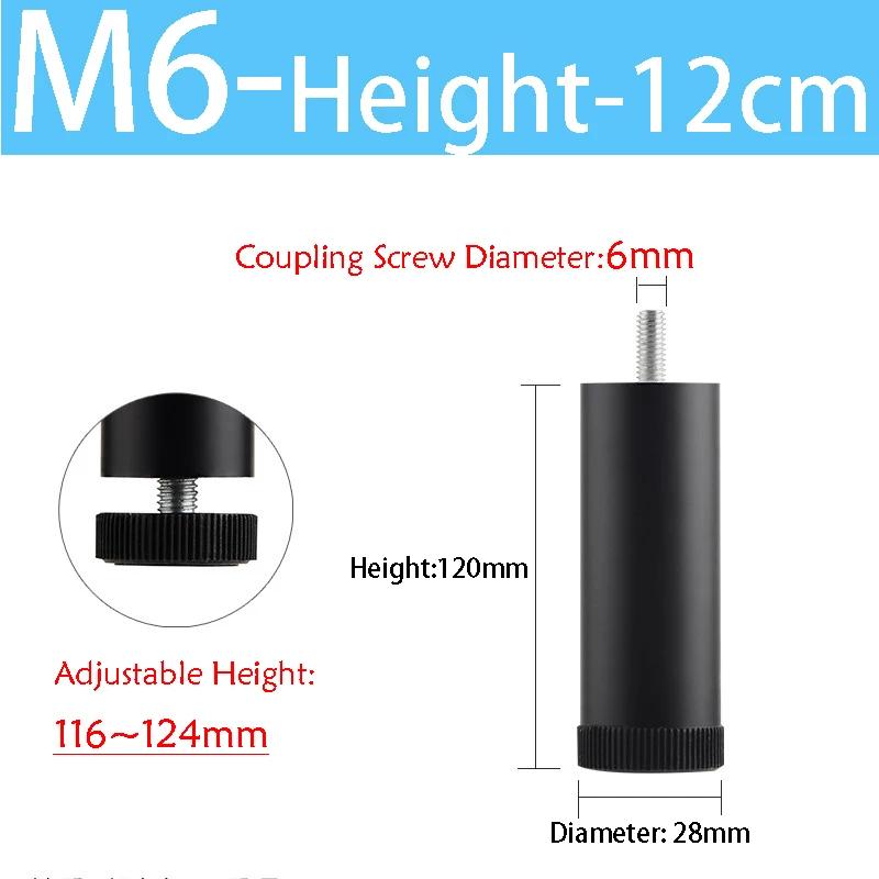 M6 M8 M10 Adjustable Furniture Leg Aluminum Alloy Table Legs For TV Cabinet/Wardrobe/Raised Refrigerator/Washing Machine Feet