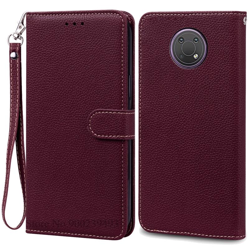 Чехол для Nokia G10, кожаный чехол-книжка для Nokia G20, чехол для телефона Nokia G20, задняя крышка-книжка для Nokia G10 G 10, Fundas