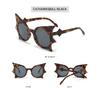 Bat-themed hip-hop sunglasses, quirky butterfly sunglasses, stylish sunglasses for parties and dancing