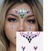 Водостойкие наклейки с драгоценными камнями для лица, профессиональные драгоценные камни для глаз, наклейки для макияжа, хрустальные татуировки для лица, Хэллоуин