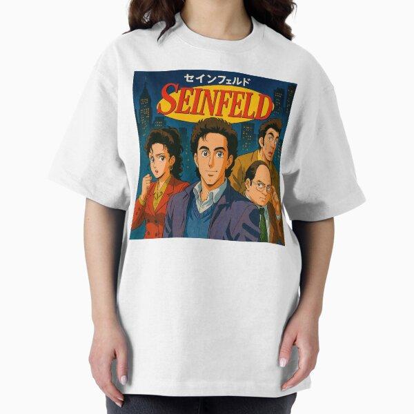 Seinfeld 1980s japanese anime poster art Oversized T-Shirt