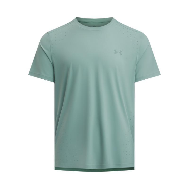 Under Armour Мужские футболки с коротким рукавом Змеиный принт Каменно-зеленый 1389802-323