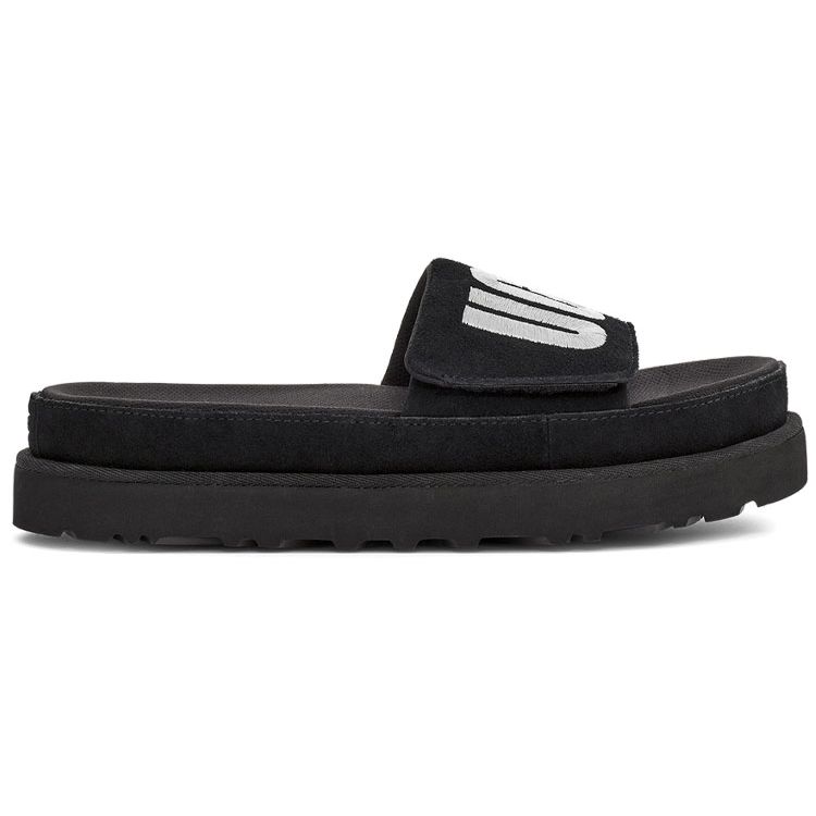 UGG Laton Slide легкие удобные тапочки женские тапочки черные серебристые 1110110-BSVR
