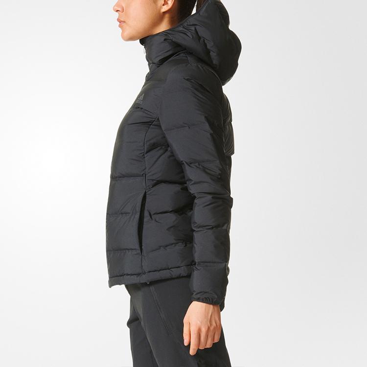 adidas Пуховик Helionic Зимний Женский Черный BQ1935