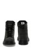 Men's Fashion Flat Heeled Booties Black Biker Boots Shoes