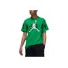 Jordan American Retro Brand Logo Print Crew Neck Pullover Sports Short Sleeve T-Shirt Men Tops Green DV1446-310