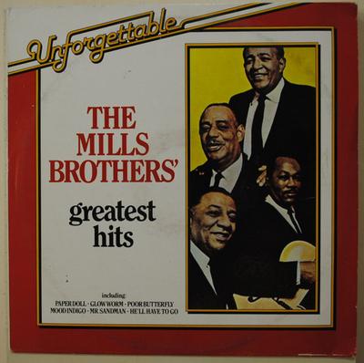 LP Пластинка MILLS BROTHERS - Greatest Hits DGR1002 DGR 1986 Нидерланды Джаз Б/У