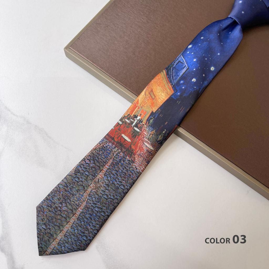 8CM Personalized Printed Hand-Tied Tie