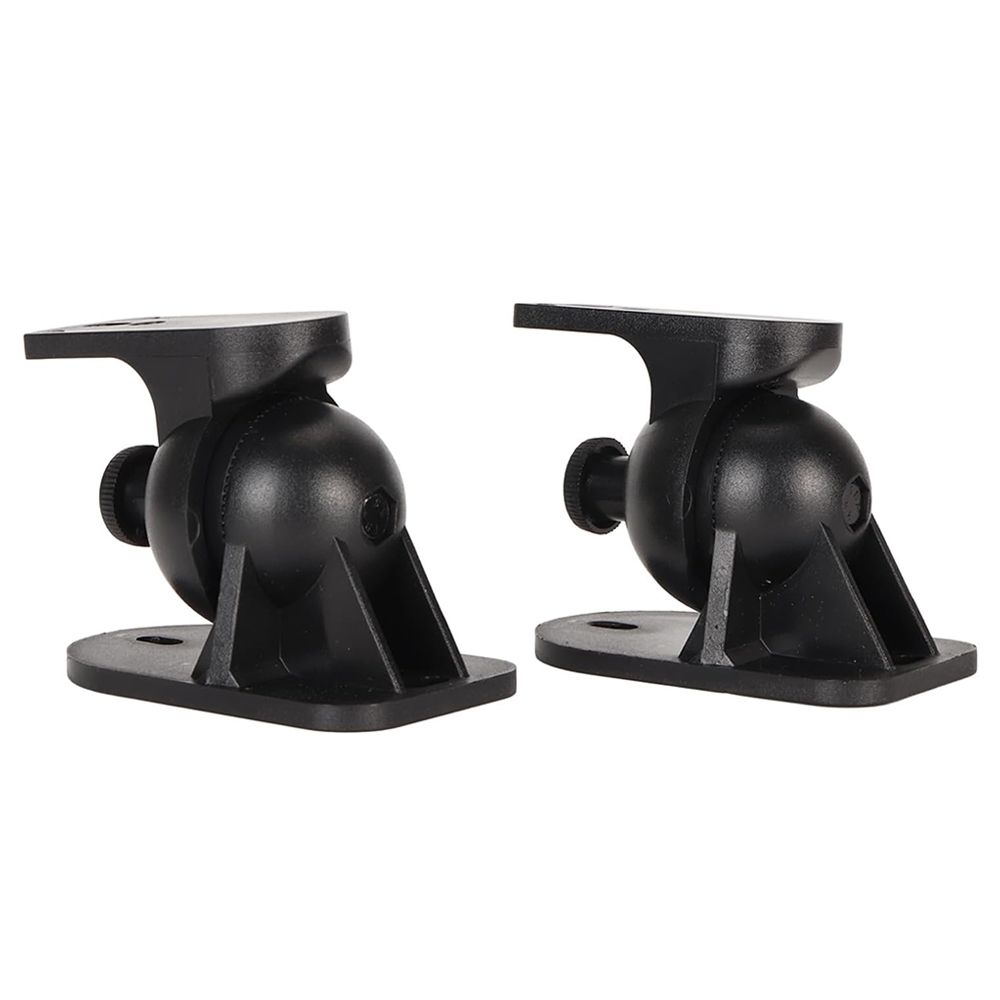 2pcs Black Speaker Wall Mount Adjustable Wall Mount Bracket Easy Install Speaker Bracket Office