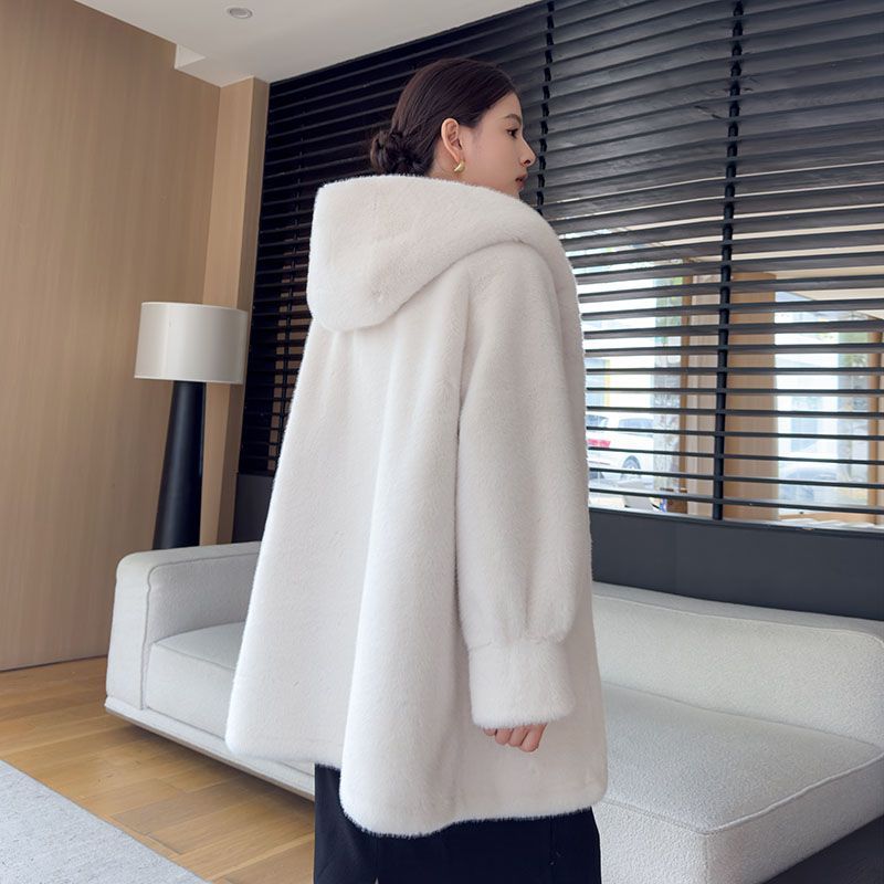 Роскошное женское зимнее пальто-куртка с капюшоном, теплое, модное, верхняя одежда