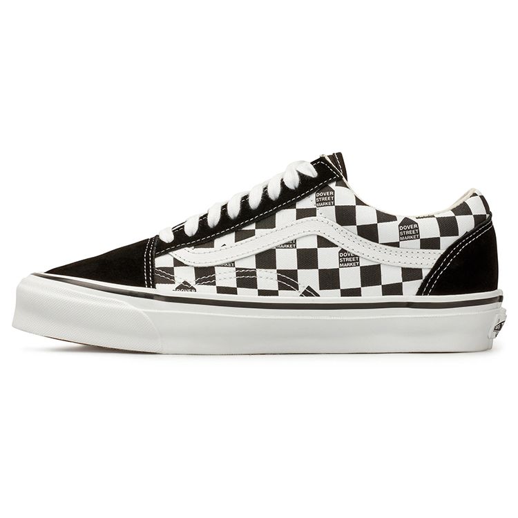 Dover Street Market X Vans OG Old Skool LX Checker - Black White Unisex Sneakers True-White VN0A36C82GZ