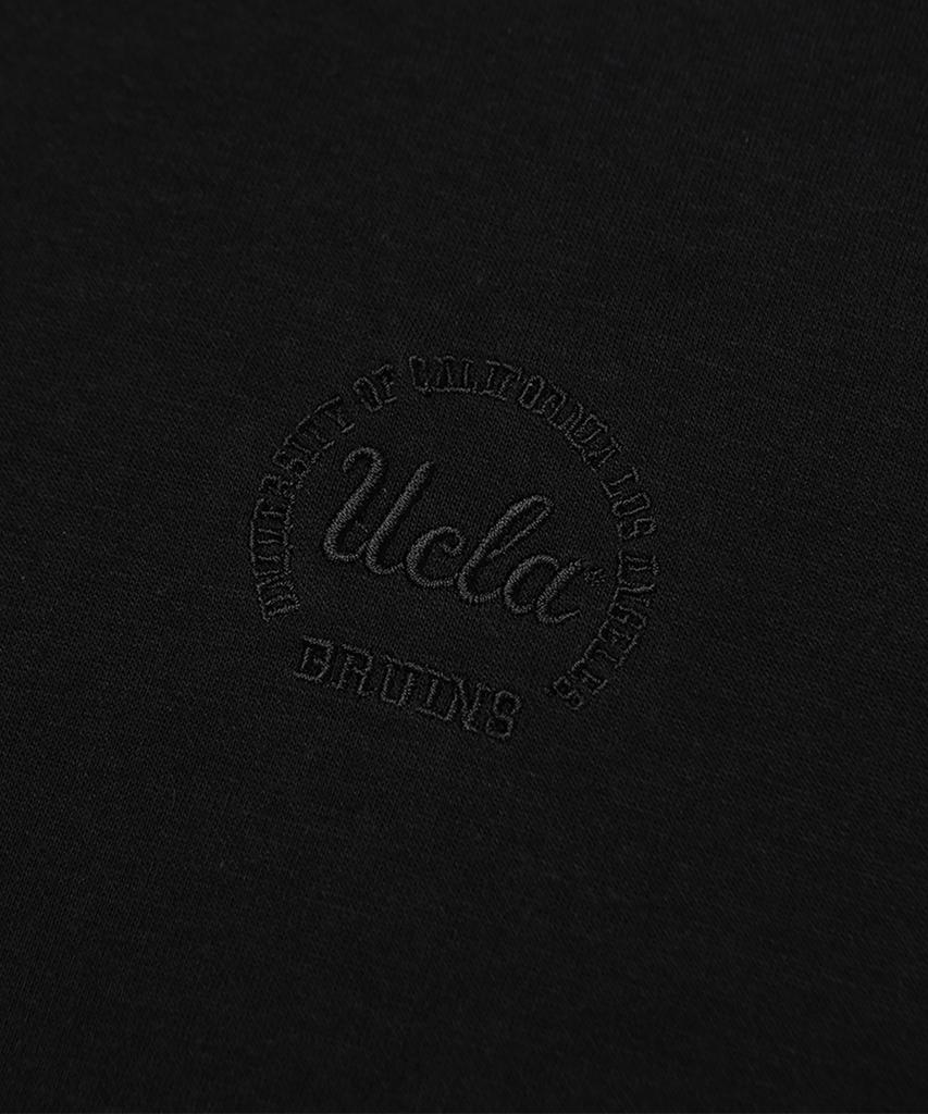 Унисекс Базовая футболка с длинным рукавом и круглым вырезом UCLA [Черный](Uz9Lt80_39)