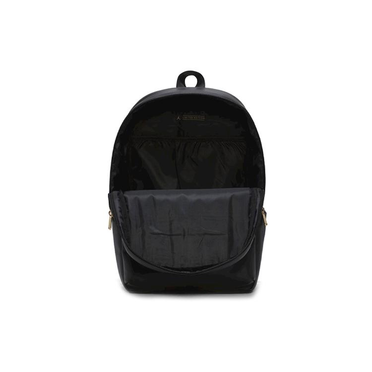 Jordan Polyurethane Backpack Regular Unisex Black DH0409-010