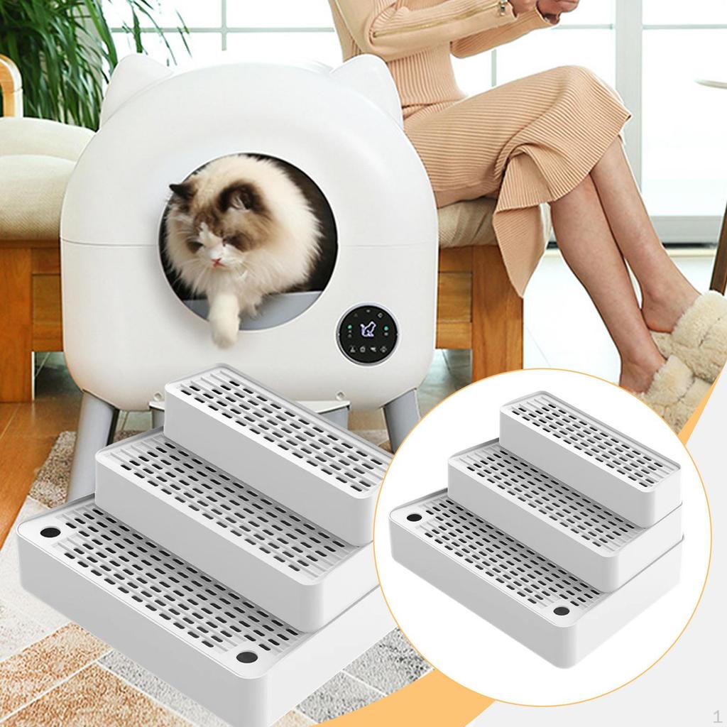 Пандус Подножка Съемный Коврик Моющаяся Подкладка Легко Пачкается Лестница 3 Ступени для Маленьких Пожилых Кошек Для Дома