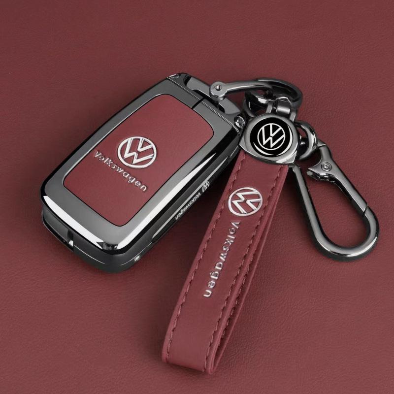 Ключница для Volkswagen: Подходит для моделей Teramont, Bora, Golf, Sagitar L, Tayron, Magotan, T-Roc и T-Cross