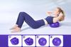 Zestaw Pilates Fitness Joga 10W1 Obręcz Koło Do Pilatesu Taśmy Oporowe Fioletowy [Fitness4]