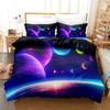 3D Digital, Planet, Space, Earth, Bedding Four-Piece Three-Piece Set Of Sheets