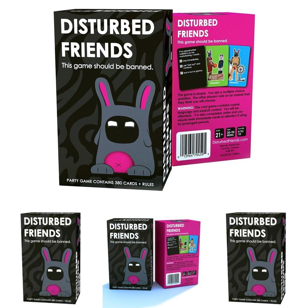 Смущенные друзья Антигуманная карточная игра для взрослых и детей Семейное веселье для вечеринок