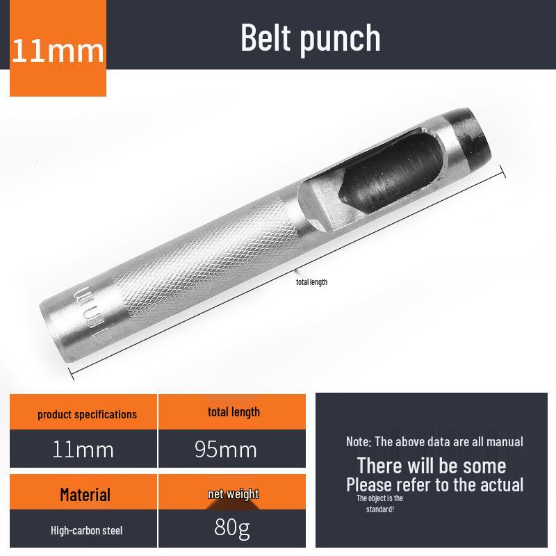 Прямой удар: Компактный ручной инструмент для пробивания отверстий из кожи и липы для ремней и ремешков для часов
