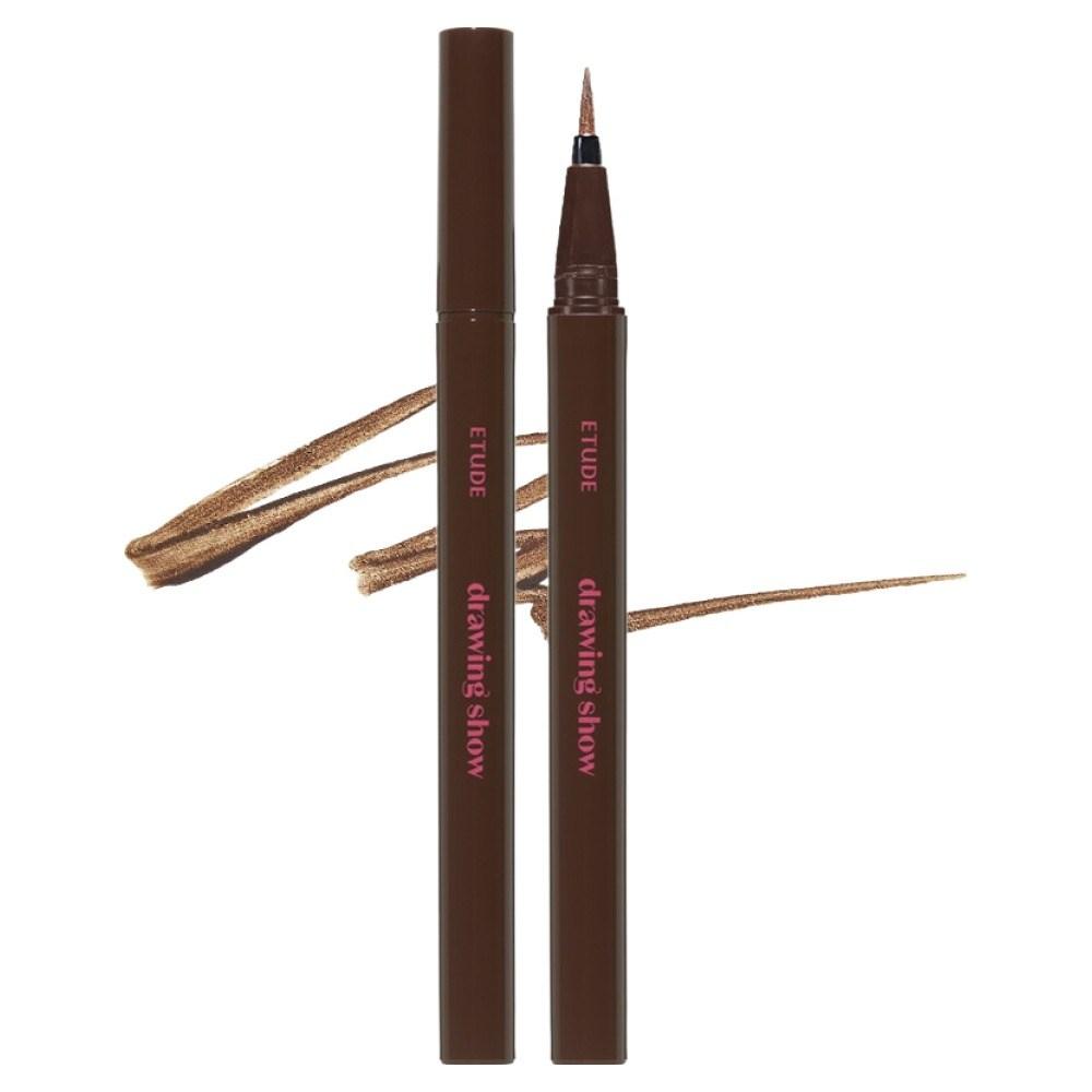 Etude Drawing Show Brush Eyeliner 0.6g, BR401 Angsim Brown, 1 pcs