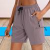 Женские летние шорты для йоги, повседневные, быстросохнущие, дышащие, спортивные, спортивные, с эластичной талией, на шнурке, для бега, фитнеса