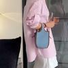New High Stree Denim Blue Handle Bucket Crossbody Bags Women Lightweight Y2k Hand Bag Female Shoulder Messenger Bag Aesthetic