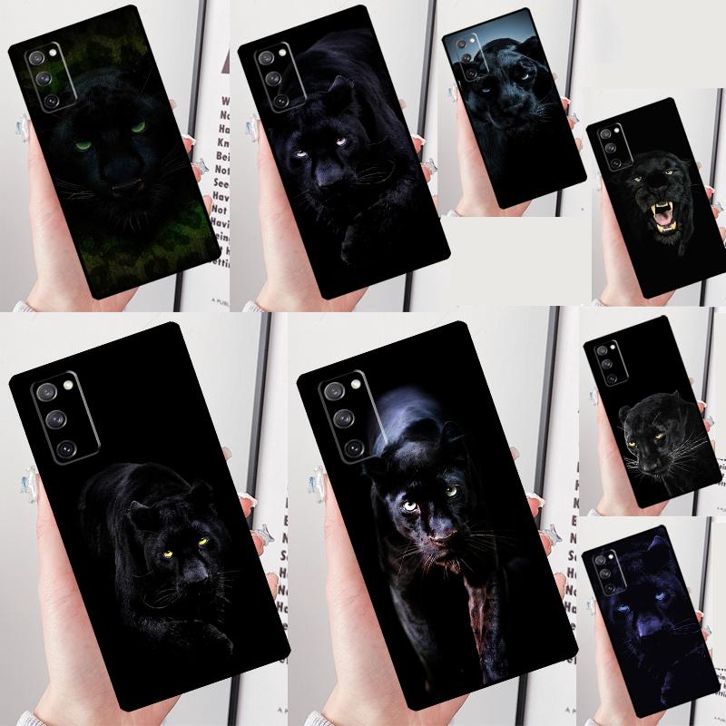 Animal Panther Phone Case For Samsung Galaxy S25 Ultra S9 S10 S20 S21 S22 Plus S24 FE S23 Ultra Back Cover