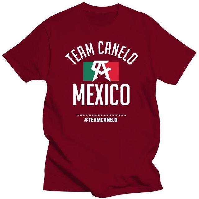 Unisex shirt Cotton Oversize Large Size Mens Clothing Officially Licenced Canelo Alvarez Team Flag T-Shirt Goldenboy BoxingGG