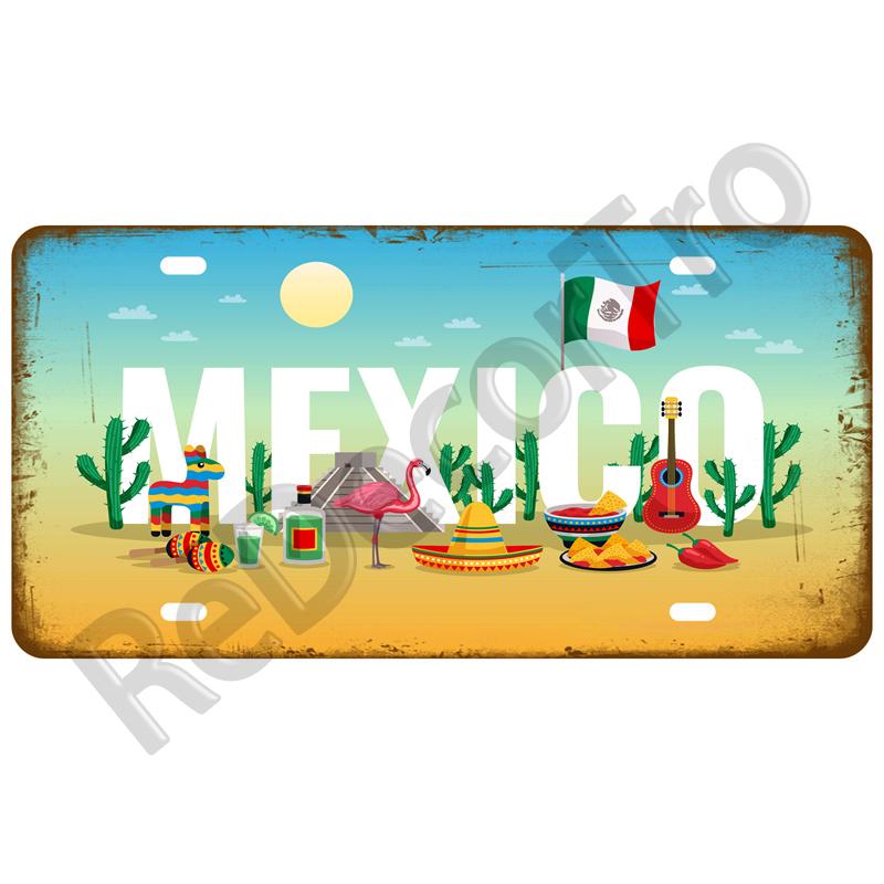 Retro Landmark Country Metal Sign Tinplates Plate Plaque Metal Vintage Tin Sign Home Decor For Man Cave Bar Pub Club Decoration