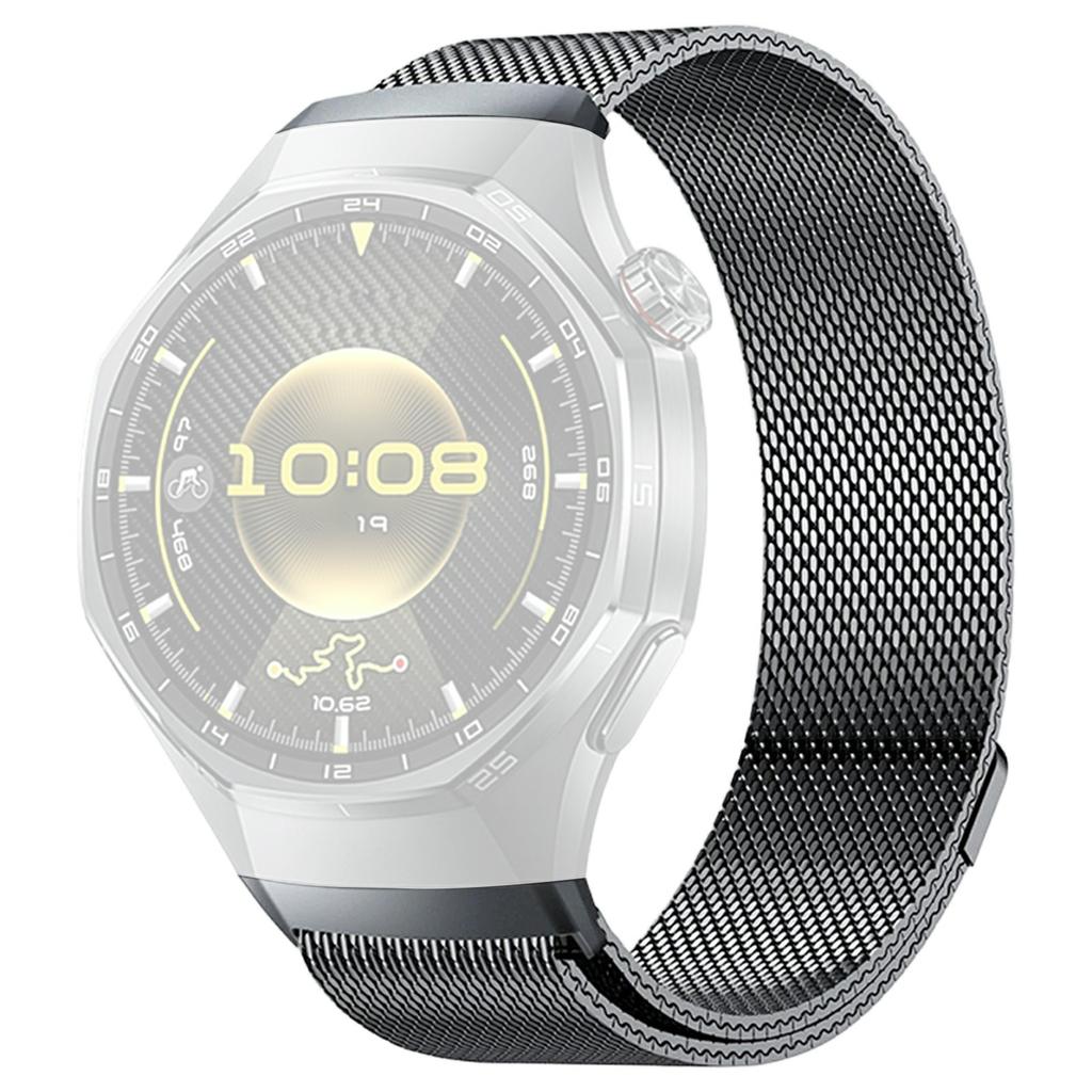 Магнитный ремешок для часов Huawei Watch GT 6 Pro 46 мм, миланская петля из нержавеющей стали, бесшовная кнопка, ремешок с быстрой застежкой