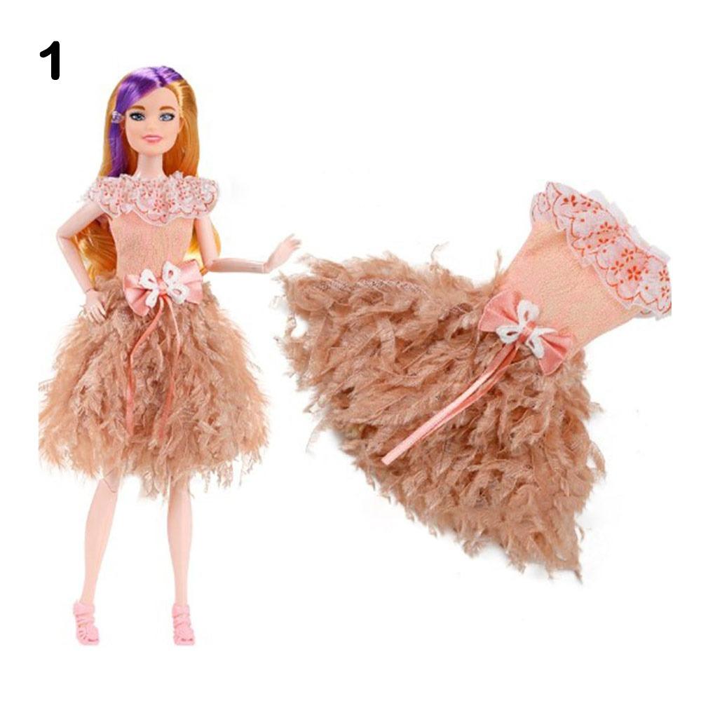 Модные платья для кукол-принцесс, костюм для кукол 30 см / для кукол BJD 1/6 / для кукол 11,5 дюйма, аксессуары для DIY