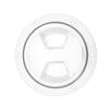 Boat Deck Access Hatch TransparentCover White Round ABS Plate for RV Marine Yacht